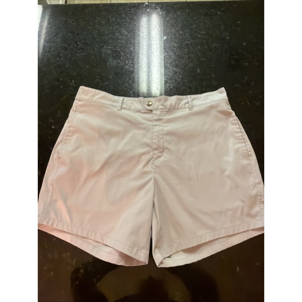 Cadets Men's Khaki Shorts Performance Material Sz M Preppy 5" Inseam Golf Tennis